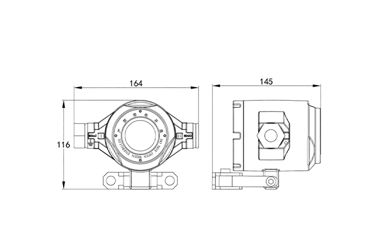 火焰探测器尺寸图